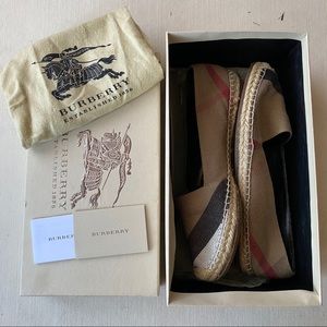 BURBERRY Canvas Espradrilles